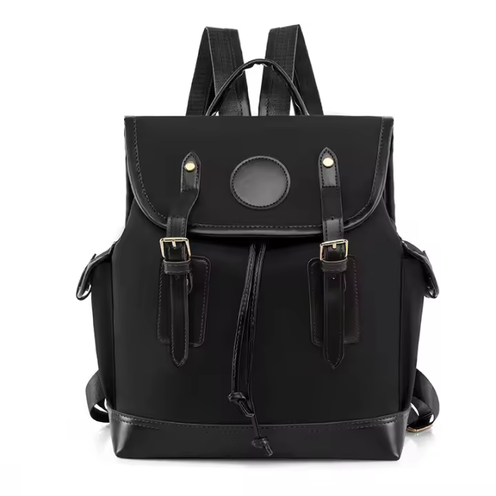 Mochila de lona vintage para mujer, mochila de viaje informal de gran capacidad, mochila escolar para estudiantes universitarios - 1