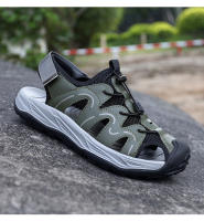 Sandalias de Cuero de Vaca Casuales de Gran Tamaño Zapatos de Playa de Verano para Hombres - details 21