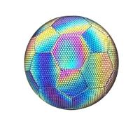 Balón de fútbol n.° 5 reflectante, color brillante, para entrenamiento interior y exterior - details 6