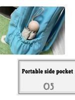 Mochila de nailon, mochila de gran capacidad de color caramelo, mochila minimalista para estudiantes, bolsa para ordenador portátil de viaje de negocios - details 6