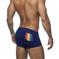 Calzoncillos sexis, bañadores ajustados elásticos, traje de baño de arcoíris para hombre, marca de Surf, pantalones deportivos de playa de verano, traje de baño Push-up para hombre - details 13