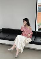 Bolsa de tacón fino de charol puntiagudo cabeza media zapatillas mujer desgaste nueva plata tacón alto medio Toller zapatos individuales - details 28