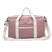 Bolsas de lona de viaje impermeables con separación de bolsillo seco y húmedo de gran capacidad personalizadas con compartimento para zapatos - details 11