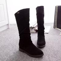 Ots de tacón informal de media varilla para mujer, punta redonda, terciopelo mate, otoño e invierno, nuevo - details 17