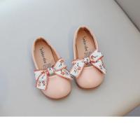 Zapatos de cuero para niñas, mocasines planos de cuero PU suave para niños, mocasines sin cordones con lazo de cinta, princesa dulce, sencillo, clásico, talla 21-34, nuevo - details 5