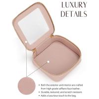 Bolsa De Maquillaje Impermeable Para Viajes Con Cierre De Cremallera Gran Tamaño Bolsa De Cosméticos Transparente Y Portátil Para Mujeres - details 3