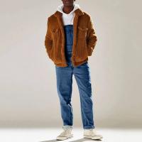 Monos de Denim a Rayas para Hombres Pantalones de Trabajo Diarios Casuales con Múltiples Bolsillos - details 2