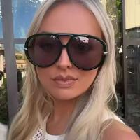 Gafas de Sol Piloto Oversize Estilo Vintage 2025 Sombra de Puente Doble Para Hombres y Mujeres - details 2