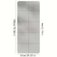 Manta De Yoga Plegable Ecológica TPE Para Viajes Fitness Doble Cara Antideslizante Para Pilates Y Ejercicios Entrega Saco De Compras - details 10