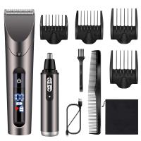 HATTEKER-cortadora de pelo multifunción profesional para hombres, recortadora de pelo de nariz, cortadora de Baber, corte de pelo - details 6