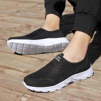 Zapatillas Casuales Ligeras para Hombres 2023 Zapatos de Caminata al Aire Libre Antideslizantes con Estilo - details 9