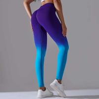 Pantalones de yoga de cambio gradual, malla sin costuras para deportes de gimnasio de cintura alta para mujer, control del vientre, entrenamiento para correr - details 39