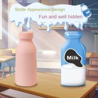 Masturbador masculino de bolsillo con forma de botella de leche juguete sexual para adultos masturbación masculina de placer - details 0