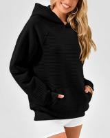 Sudadera con Capucha Básica para Mujer Estilo Y2K a la Moda Sudadera con Bolsillo Suelto - details 18