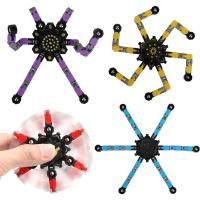 Juguete sensorial para aliviar el estrés, girador de Robot mecánico, giratorio en espiral, cadena creativa - details 1