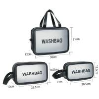 Bolsa de Maquillaje de Viaje Grande Organizador de Cosméticos Impermeable Transparente - details 1