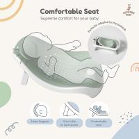 Bañera Bebe Plegable Con Termómetro - Asiento bañera Bebe - Silla Baño Bebe- Desde El Nacimiento Hasta Los 3 Años - Regalos De Nacimiento - details 4