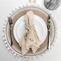Juego de 30 telas de algodón de gasa, 30x30cm, decoración de boda, uso diario, cena, té, mesa, pueblo, servilletas de Navidad - details 38