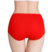 Bragas de cintura alta para mujer, ropa interior de algodón de talla grande, sólida, Sexy, sin costuras, íntima, 3 piezas por lote - details 14