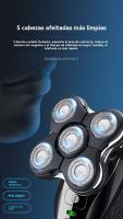 2025 nova afeitadora eléctrica multifunción recargable especial calva cortador de pelo maquinilla de afeitar maquinilla de afeitar lavable - details 4