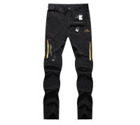 Pantalones convertibles de senderismo para hombre, pantalones de pesca ligeros, impermeables, de secado rápido, con cremallera - details 7