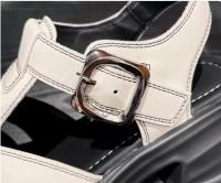 Sandalias de cuero con plataforma para mujer, Verano - details 3