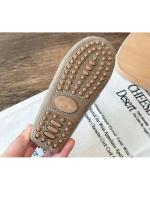 Mocasines planos de tela con lazo Simple para niños, zapatos de princesa de estilo minimalista, antideslizantes y resistentes al desgaste, novedad de 2024 - details 15