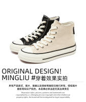 Plantilla wula de piel de oveja zapatos altos nova plataforma zapatos de lona casual moda versátil zapatos de mujer - details 9