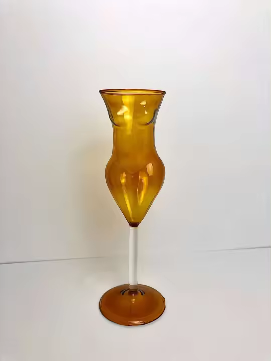 Ins Wine-copa de cristal para cuerpo humano, copa de champán, adornos para decoración del hogar - 1