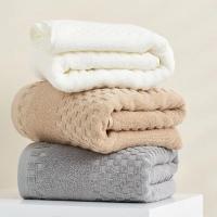 Toalla de baño de algodón grueso para hombres y mujeres adultos, toalla universal suave y absorbente para hotel y salón de belleza - details 3