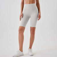 Pantalones cortos de yoga para mujer, leggings deportivos transpirables, cintura alta, para entrenamiento y gimnasio - details 16