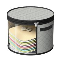Cubo de almacenamiento plegable para sombreros, bolsa de almacenamiento para sombreros con ala transparente de gran capacidad, bolsa de almacenamiento transparente a prueba de humedad para ropa, sombrero, bolsa de almacenamiento de juguetes - details 8