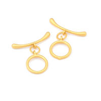 Anillo redondo de latón de Color dorado de 18K, cierre de palanca circular O, cierres de conexión para pulsera, suministros para fabricación de joyas, accesorios Diy - details 21