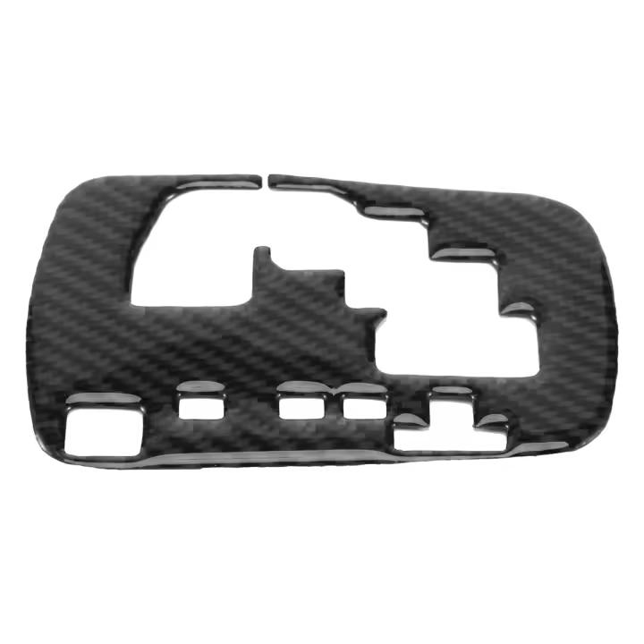 Para Toyota Hilux 2015-2021, cubierta de Panel de cambio de marchas de coche de fibra de carbono, embellecedor de estilo de coche, Interior de coche - 1