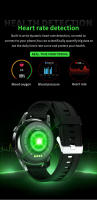 Reloj inteligente con pantalla completamente táctil de 1,32 pulgadas, oxígeno, presión arterial, prueba de frecuencia cardíaca, recordatorio de llamadas entrantes, IP67 - details 9