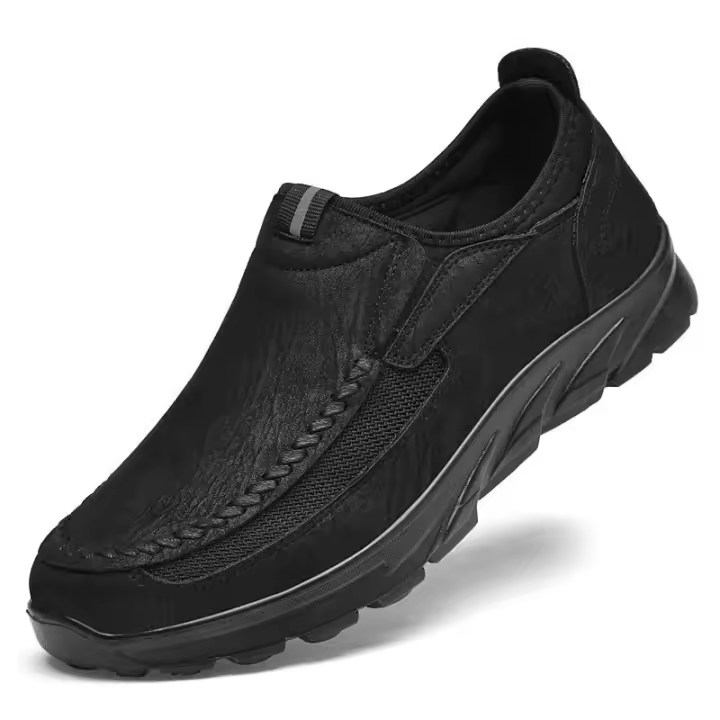 Zapatos informales para hombre, mocasines transpirables, zapatillas de deporte a la moda, cómodos, planos, hechos a mano, mocasines de ocio Retro, zapatos para hombre - 1