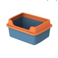 Caja de arena para gatos grande súper grande, desodorante de inodoro para gatos completo y semicerrado y productos para gatos pequeños a prueba de arena - details 0