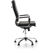 Morgan reclinable Negro, Piel sintética, Silla ejecutiva con reposacabezas y conjín engrosados, Altura Ajustable, - details 1