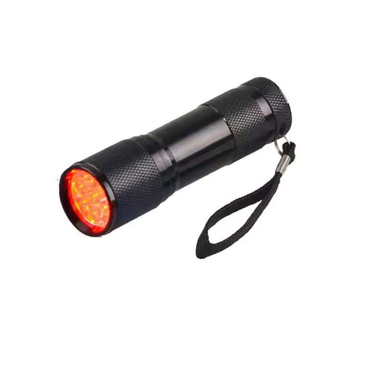 Linterna de luz de haz rojo de 9 Led de 670nm contra el deterioro de la vista antorchas rojas - 1