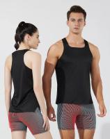 Camiseta de maratón para, camiseta deportiva, camiseta sin mangas para, ropa de gimnasio, camiseta de entrenamiento deportivo - details 24