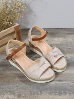 Sandalias de Mujer con Cuñas Moda Hebilla Punta Abierta Cómodas Ligeras Tacones Altos Resistentes al Desgaste para Oficina y Boda - details 8