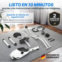 Bicicleta Estática Plegable hasta 130 KG Extra Silenciosa con Sillín de Comodidad Ajustable - details 23