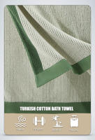 Juego de Toallas de Baño de Algodón 100% Alta Absorción, Secado Rápido, Estilo Contemporáneo,35x75cm - details 3