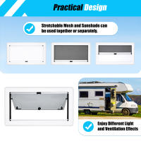 Ventana de Camión RV de Doble Acrílico Marco Exterior de Aluminio Ventana de Salida de Emergencia - details 1