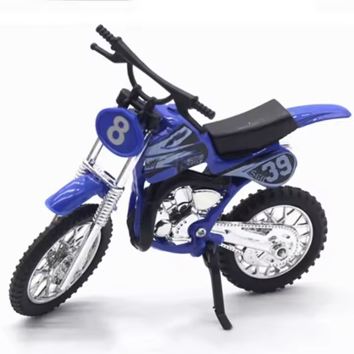 Simulated Motorcycle Model Sliding Function Collection Alloy Motocross Toy Imulation Racing Motorcycle Metal Toy Kids Toy - 1