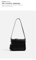 Bolsos de tofu para mujer, bolsos retro de alta gama para las axilas, nuevas bolsas de sillín, bolsos de hombro para viajeras, bolsos cuadrados pequeños cruzados. - details 20