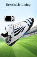 Nuevos zapatos de fútbol dorados a la moda para niños, zapatos de fútbol antideslizantes cómodos, zapatillas deportivas para niños, zapatillas deportivas para niños - details 9