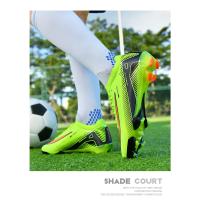 Zapatos De Fútbol Para Hombres De Alta Calidad Original Con Punta Larga Antideslizantes Para Entrenamiento Profesional Y Sociedad Cleats De Interior Microfibra Cierre De Laces Material De Suela De Goma - details 15