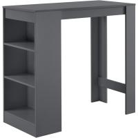 Elegante Mesa de Bar de Bistro 110 x 50 x 103cm Barra de Cocina Alta con 3 Estantes - details 24