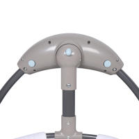 Columpio eléctrico para bebé, cuna con Bluetooth, rebotador de música, silla de columpio automático, balancín remoto con cama de cortina, azul - details 20